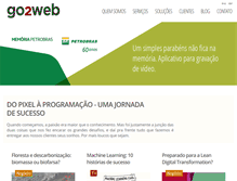 Tablet Screenshot of go2web.com.br