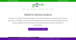 Desktop Screenshot of go2web.ie