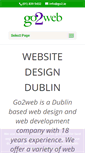Mobile Screenshot of go2web.ie
